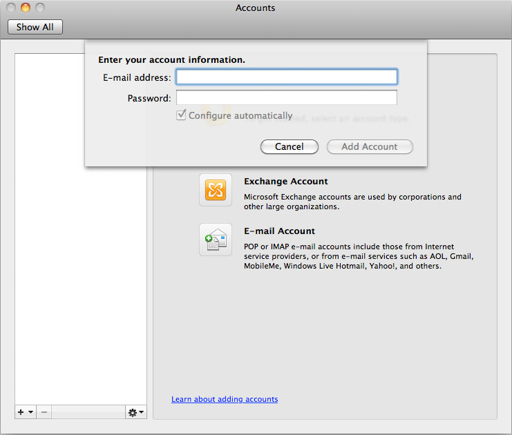 Reset Outlook For Mac 2011